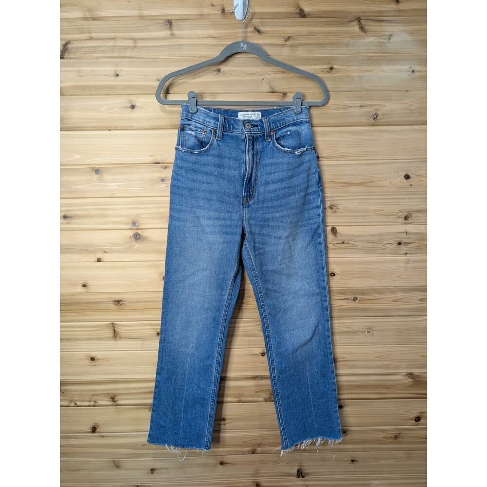 Abercrombie and Fitch Jeans Womens 26 Ankle Straight Ultra High Rise